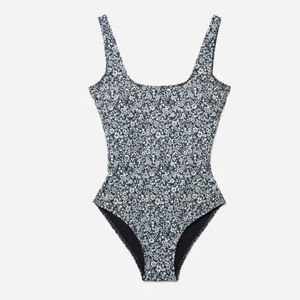 Everlane Square Neck One Piece Swimsuit